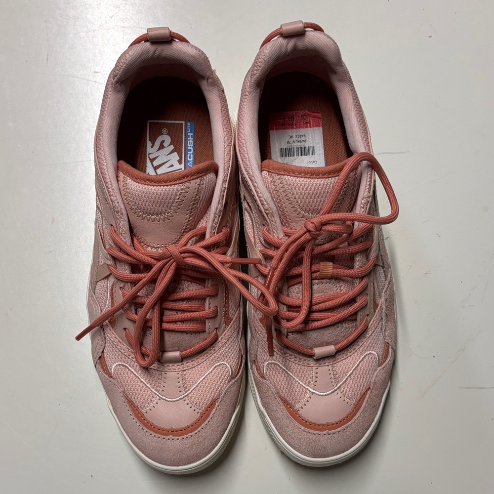 Vans Blush Pink Lace-Up Sneakers
